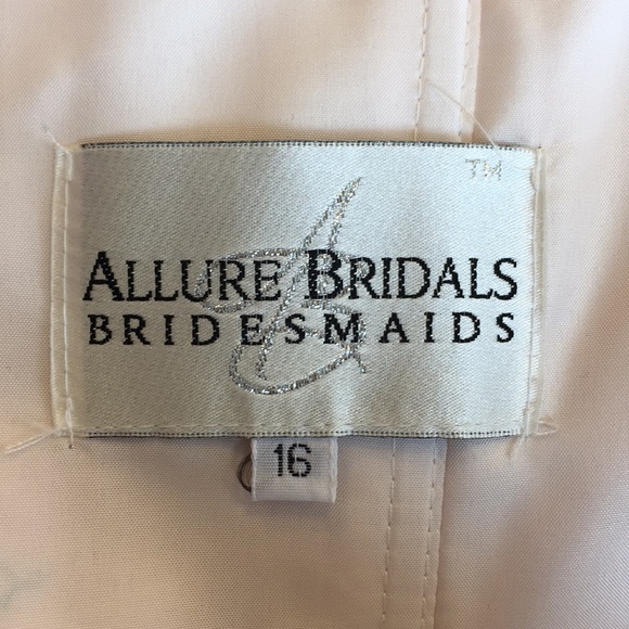 Pretty, Baby Pink, Lace Allure Bridals Dress - Picture 7 of 8